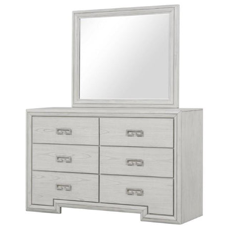  Furniture of America Basilone FM7440WH-D Dresser IMAGE 3