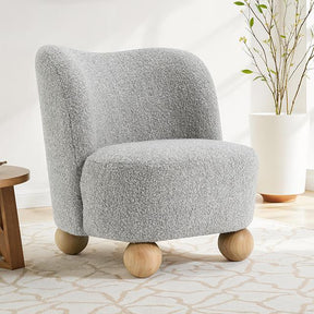  Furniture of America Karey FM-AC6010GY Accent Chair IMAGE 1