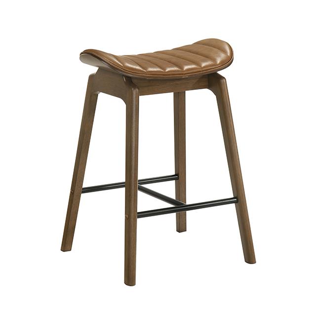  Furniture of America Klamath FM3215WN-PC-2PK Set Of 2 Counter Height Chair IMAGE 1