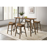  Furniture of America Klamath FM3215WN-PC-2PK Set Of 2 Counter Height Chair IMAGE 2