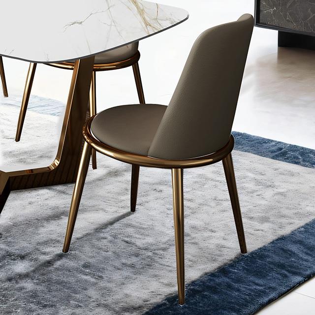  Furniture of America Norelli FM3701GD-SC-2PK Set Of 2 Side Chair IMAGE 1