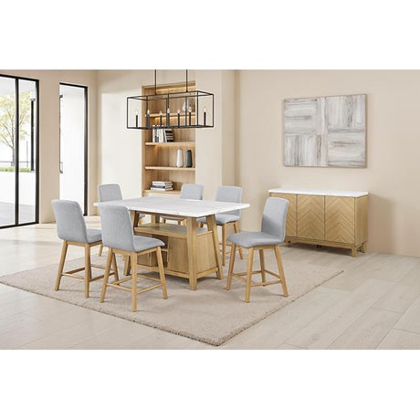  Furniture of America Tangier FM37009NT-PT-TABLE Counter Height Table IMAGE 6