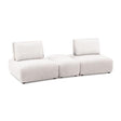  Furniture of America Stavanger FM63001WH-E 2-Seater with Rectangular Ottoman IMAGE 1