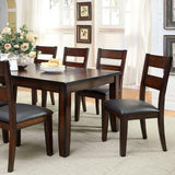  Furniture of America Dickinson CM3187T-7PC 7 Pc Dining Table Set IMAGE 3