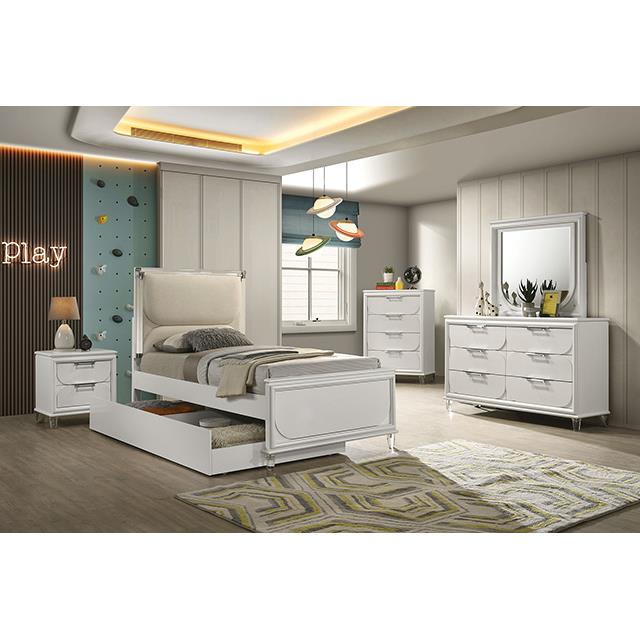  Furniture of America Lareina FM72081WH-D Dresser IMAGE 2