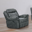  Furniture of America Agata NX6001DG-CH Glider Recliner IMAGE 1
