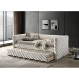  Furniture of America Palmeri FM1201WH-BED Twin Daybed with Trundle IMAGE 2
