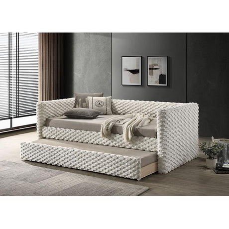  Furniture of America Palmeri FM1201WH-BED Twin Daybed with Trundle IMAGE 2
