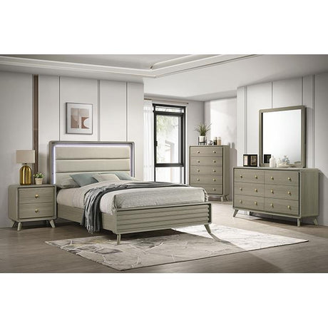  Furniture of America Rainier FM72002GY-EK-U-BED King Bed IMAGE 2
