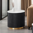  Furniture of America Virden FM47000BK-ER Round End Table IMAGE 1