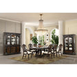  Furniture of America Promenade FM31002DB-T-9PC 9 Pc Dining Table Set IMAGE 1