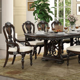 Furniture of America Promenade FM31002DB-T-9PC 9 Pc Dining Table Set IMAGE 9