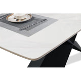  Furniture of America Lenvik FM3700BK-T-TABLE Dining Table IMAGE 8