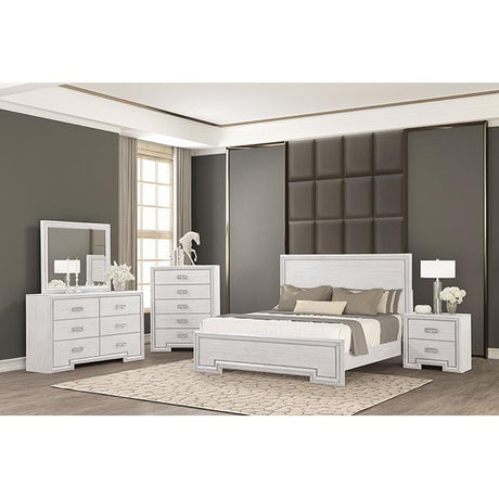  Furniture of America Basilone FM7440WH-N Nightstand IMAGE 2