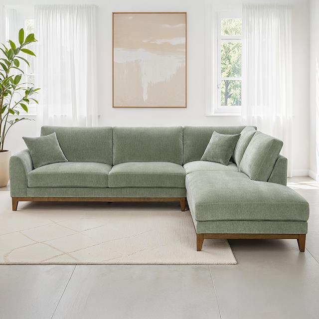  Furniture of America Watton FM64008GR-SECT-R Sectional IMAGE 1
