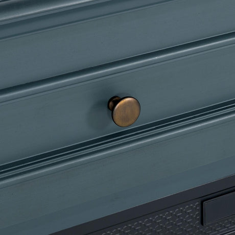  Furniture of America Fidel TM5002 74'' Tv Console with Electric Fireplace IMAGE 2