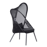  Furniture of America Alverta GM-1014BK-2PK Set Of 2 Foldable Chair IMAGE 1
