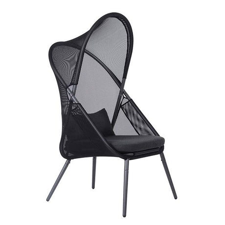  Furniture of America Alverta GM-1014BK-2PK Set Of 2 Foldable Chair IMAGE 1