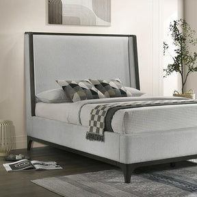  Furniture of America Kelso FM72008DG-Q-BED Queen Bed IMAGE 1