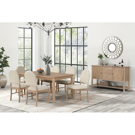  Furniture of America Rheinfall FM3426NT-T Dining Table IMAGE 6