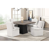  Furniture of America Broager FM3331DB-ST-TABLE Square Table IMAGE 2