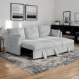  Furniture of America Denholme SL64002GY-SF-PK Sectional with Pull Out IMAGE 1