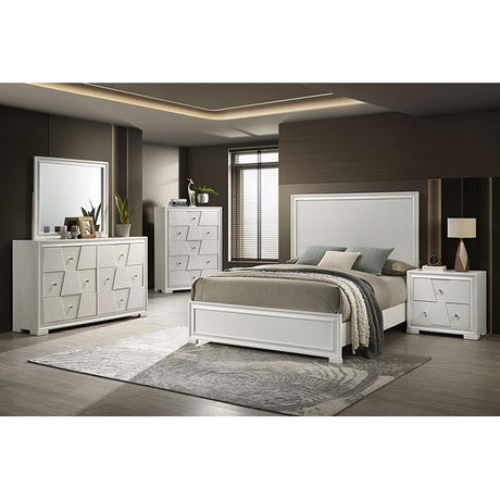  Furniture of America Holsted FM72012WH-N Nightstand IMAGE 2