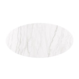  Furniture of America Virden FM47000BK-CO Oval Cocktail Table IMAGE 3