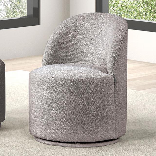  Furniture of America Broager FM3001LG-SC Dining Swivel Chair IMAGE 1