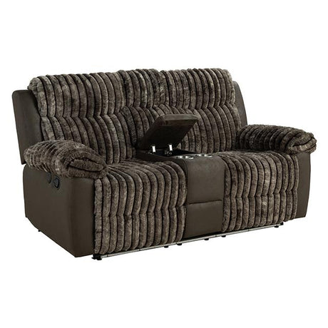  Furniture of America Dionysus FM64003BR-LV-M Manual Reclining Loveseat IMAGE 3