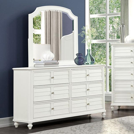  Furniture of America Whitehaven FM7708WH-D Dresser IMAGE 1