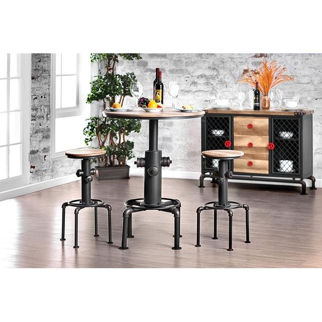 Furniture of America Foskey CM3367BT-3PC 3 Pc Bar Table Set IMAGE 2