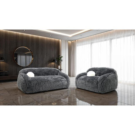  Furniture of America Darwen FM64006DG-LV Loveseat IMAGE 2