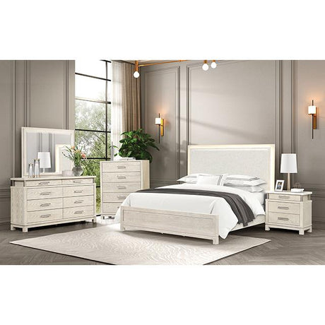  Furniture of America Lafayette FM71501GY-C Chest IMAGE 2