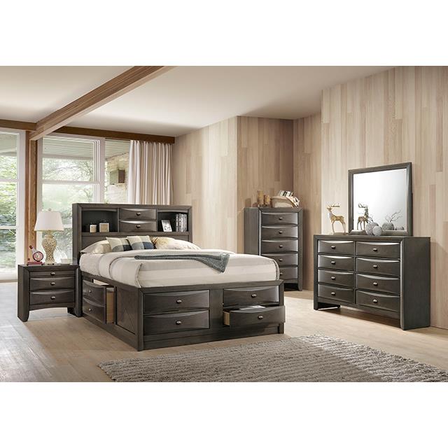  Furniture of America Zosimo FM7210GY-F-BED Full Bed IMAGE 2