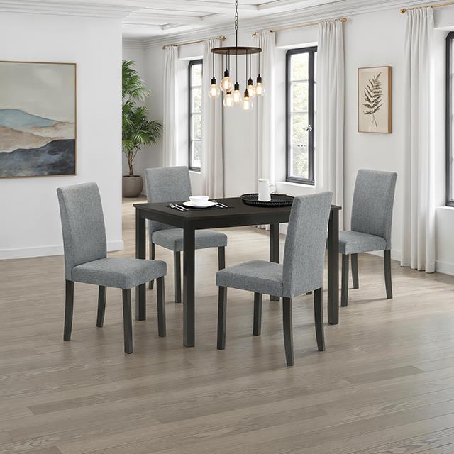  Furniture of America Worland FM32003ES-T-5PC 5 Pc Dining Table Set IMAGE 2