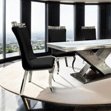  Furniture of America Palazzo FM33002SV-T-TABLE Dining Table IMAGE 2