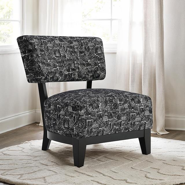  Furniture of America Aveni FM-AC6008BK Accent Chair IMAGE 1