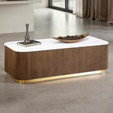  Furniture of America Virden FM47000BR-C Rectangular Cocktail Table IMAGE 1