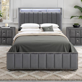  Furniture of America Farese SL7001DG-Q-BED Queen Bed IMAGE 1