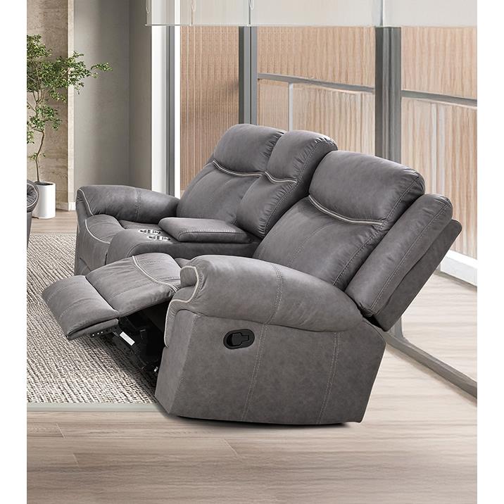  Furniture of America Agata NX6001WG-LV Glider Recliner Loveseat IMAGE 1