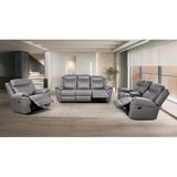  Furniture of America Agata NX6001WG-LV Glider Recliner Loveseat IMAGE 2