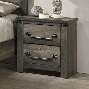  Furniture of America Britonale FM7218GY-N Nightstand IMAGE 1