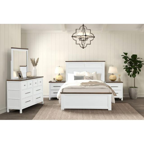  Furniture of America Pinetop FM7171WH-T-BED Twin Bed IMAGE 3