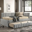  Furniture of America Nardi FM1206LG-BED Twin Daybed with Trundle IMAGE 1