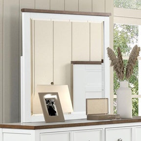  Furniture of America Pinetop FM7171WH-M Mirror IMAGE 1