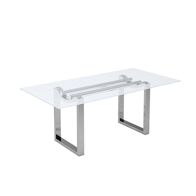  Furniture of America Silvestri FM37000SV-T-TABLE Dining Table IMAGE 1