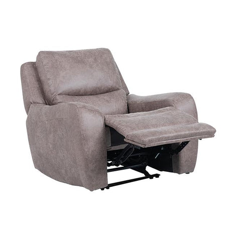  Furniture of America Demetrius CM9931BR-CH-PM Power Recliner IMAGE 1