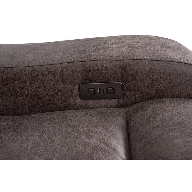  Furniture of America Demetrius CM9931BR-CH-PM Power Recliner IMAGE 4