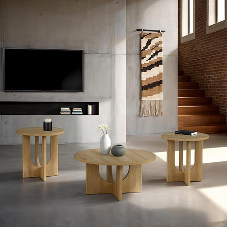  Furniture of America Holen FM44003NT-3PK 3 Pc Table Set IMAGE 2